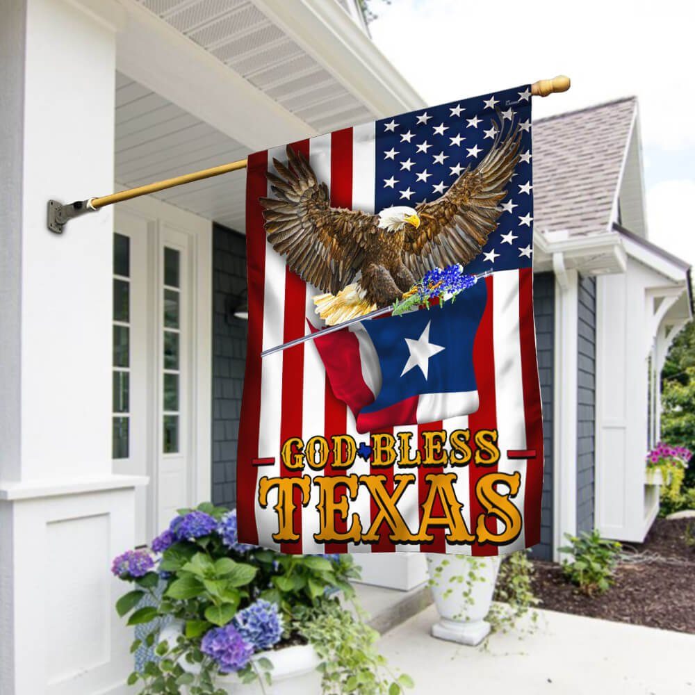 Texas Flag God Bless America God Bless Texas NTB761F