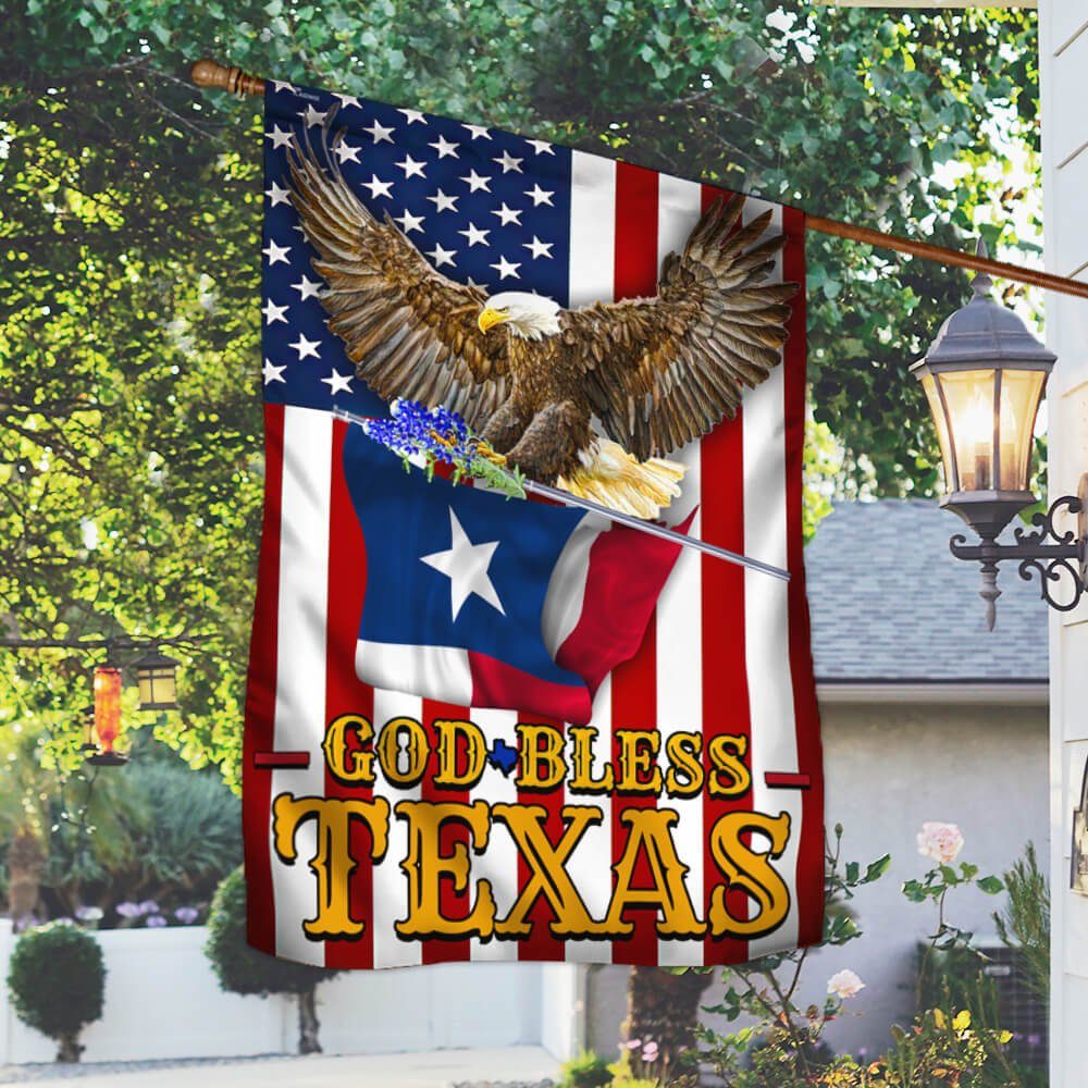 Texas Flag God Bless America God Bless Texas NTB761F