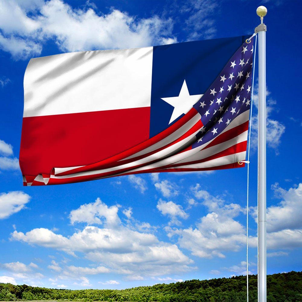 Texas Flag Texas American Grommet Flag QTR293GFv1