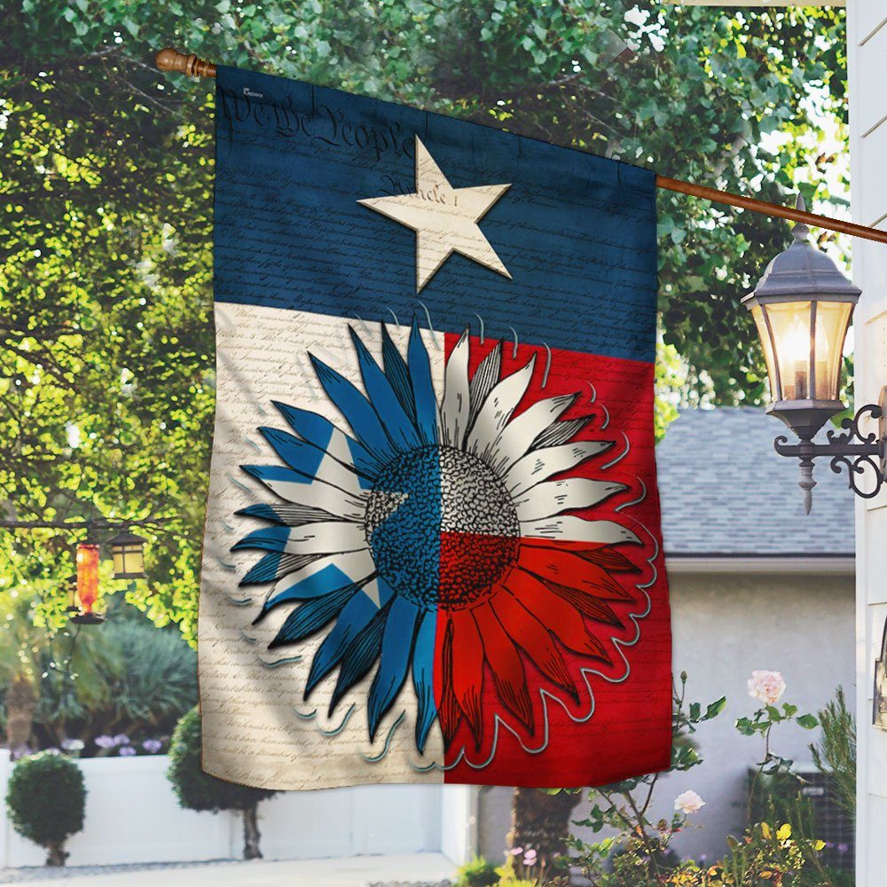 Texas Flag We The People Sunflower TQN198F