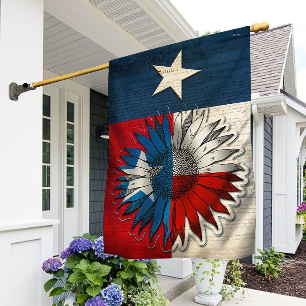 Texas Flag We The People Sunflower TQN198F