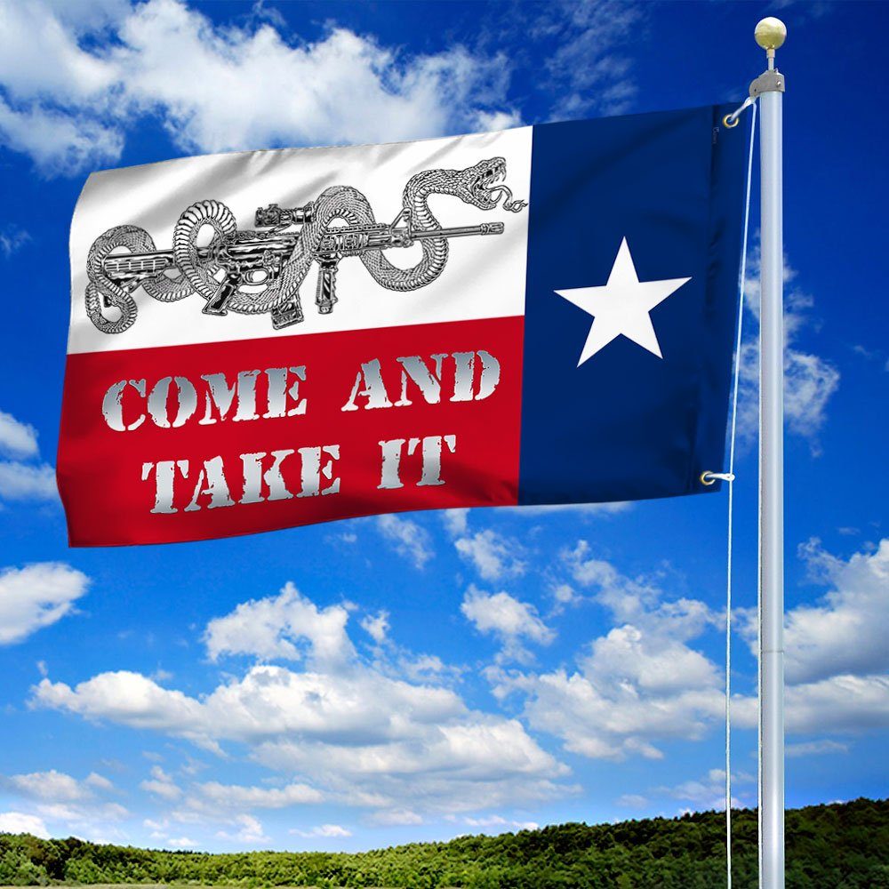 Texas Grommet Flag Come And Take It BNN96GF