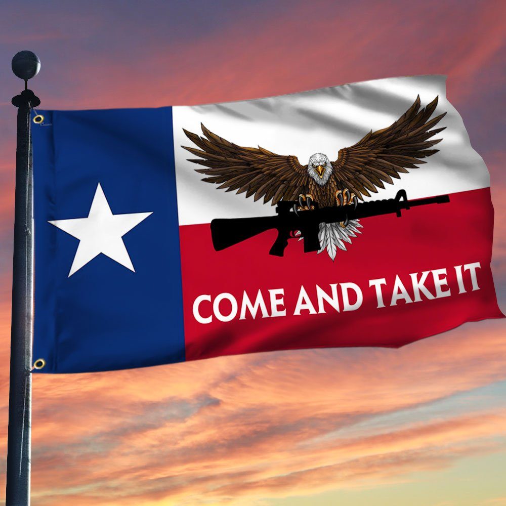 Texas Grommet Flag Come And Take It TQN101GF