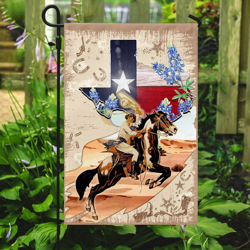 Texas Horseback Riding Flag