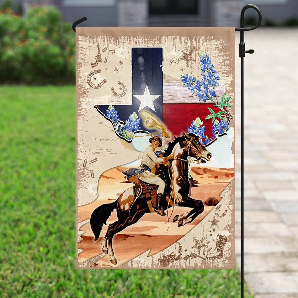 Texas Horseback Riding Flag