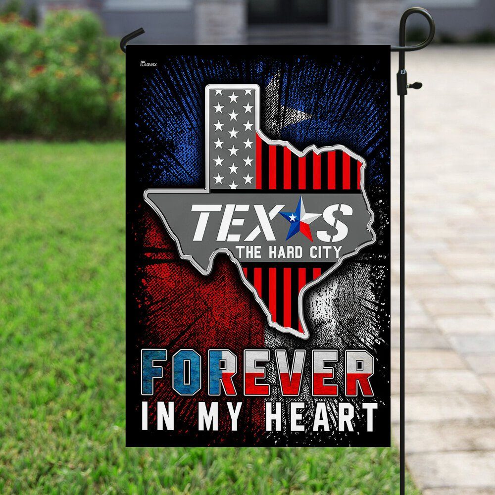 Texas in my heart Flag NTB32F