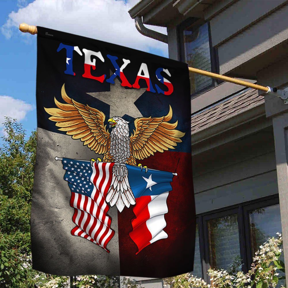 Texas State American Flag QNN254Fv4