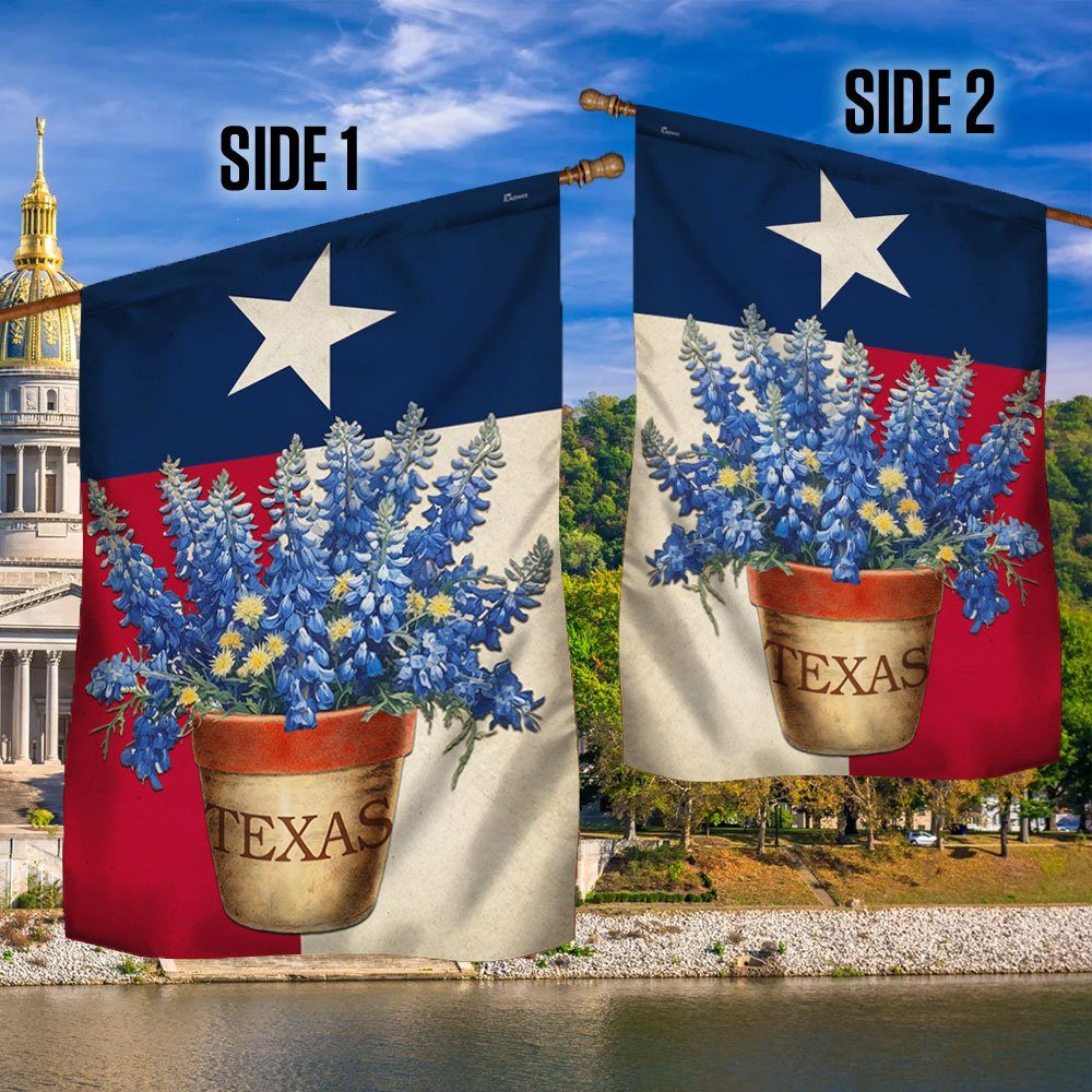 Texas State Bluebonnet Flower Flag TQN1338F