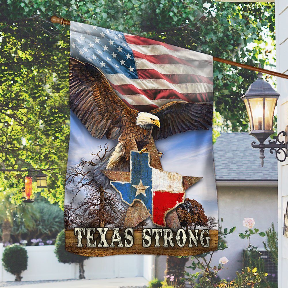 Texas Strong Flag Patriotic State QNK859F