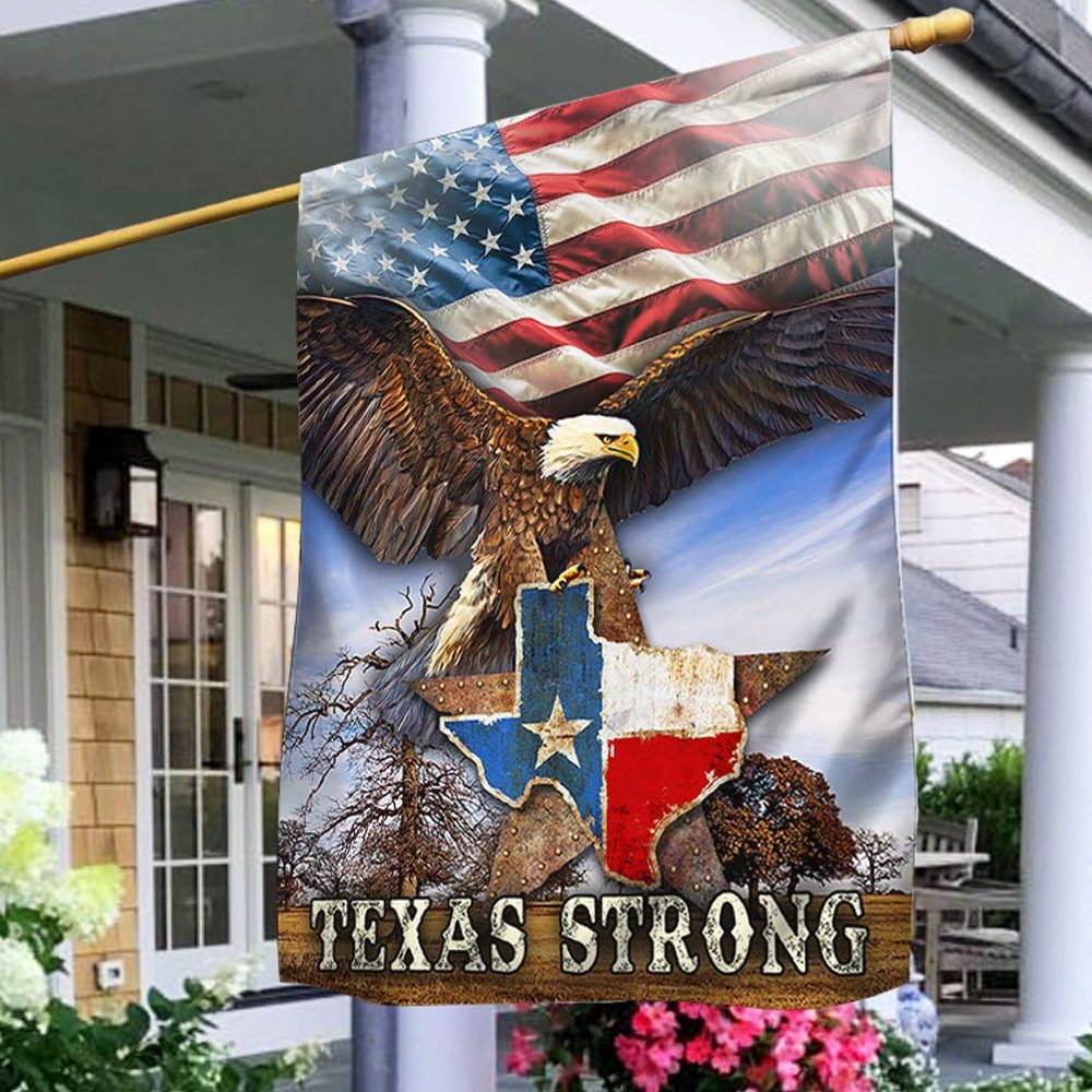 Texas Strong Flag Patriotic State QNK859F