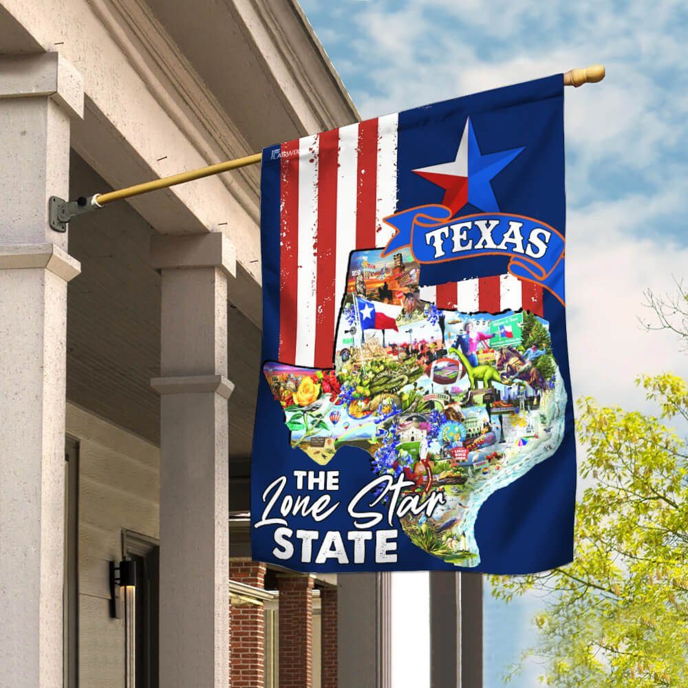 Texas The Lone Star State Flag