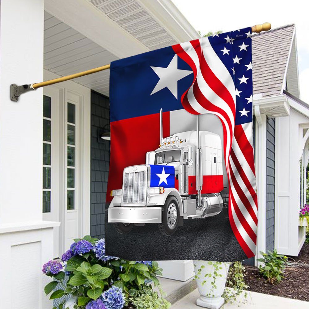 Texas Truckers American Flag QNN811F