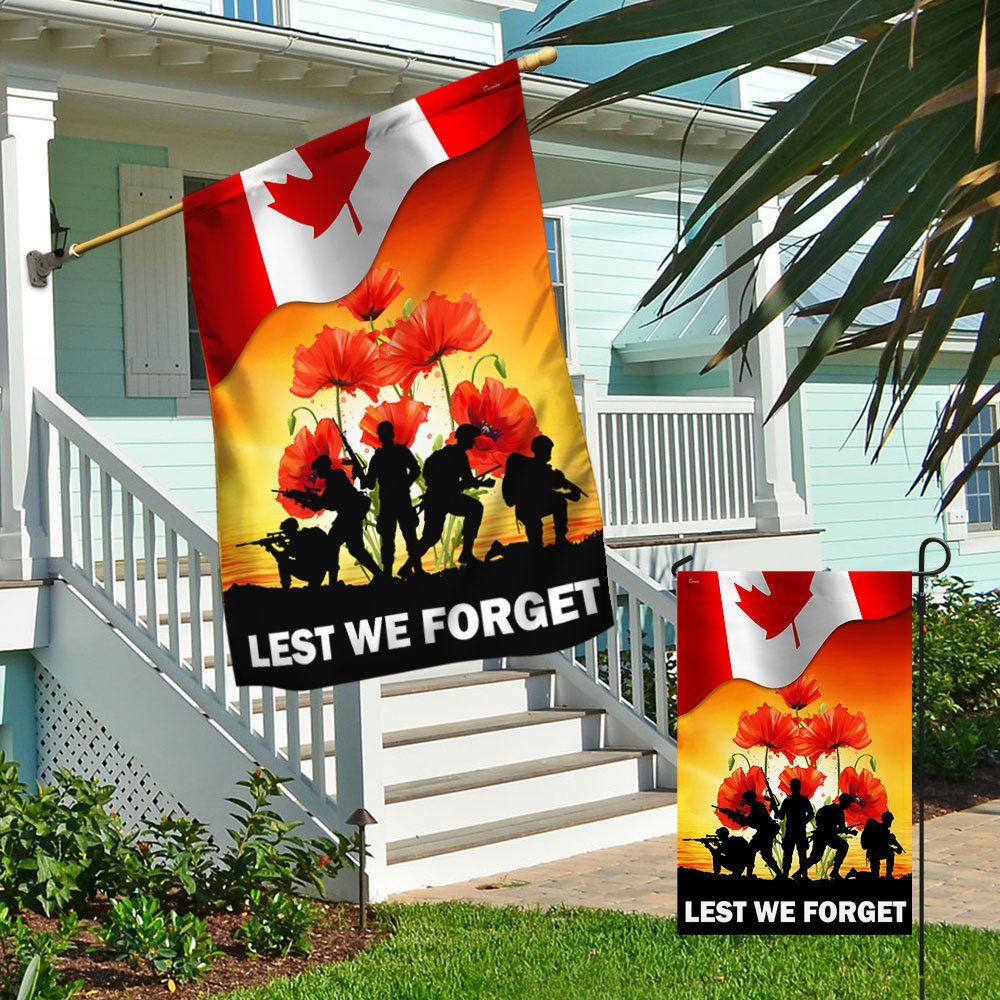 Thank You Veteran Canada Lest We Forget Flag MLN1333F