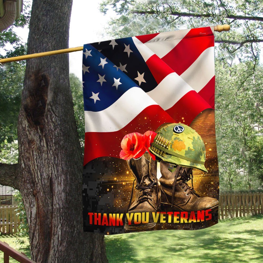 Thank You Veterans Flag TQN175F