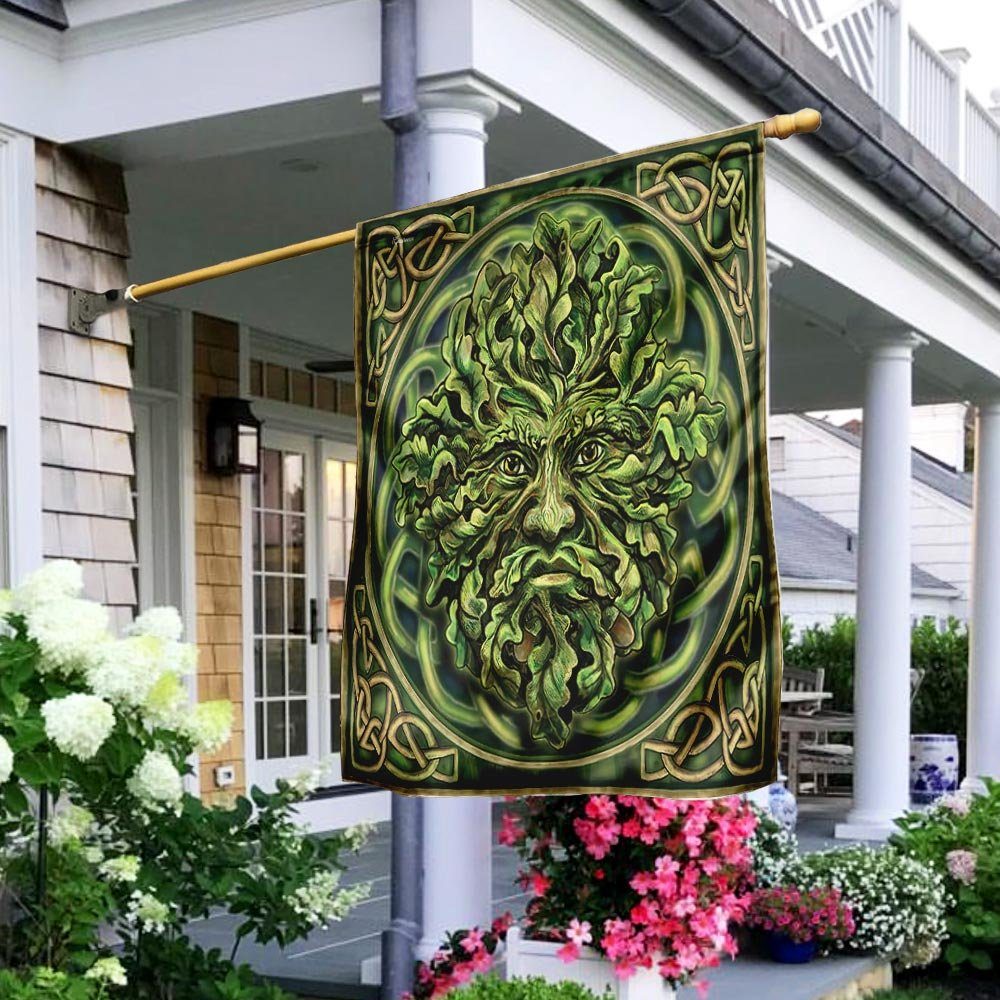 The Celtic Green Man Flag