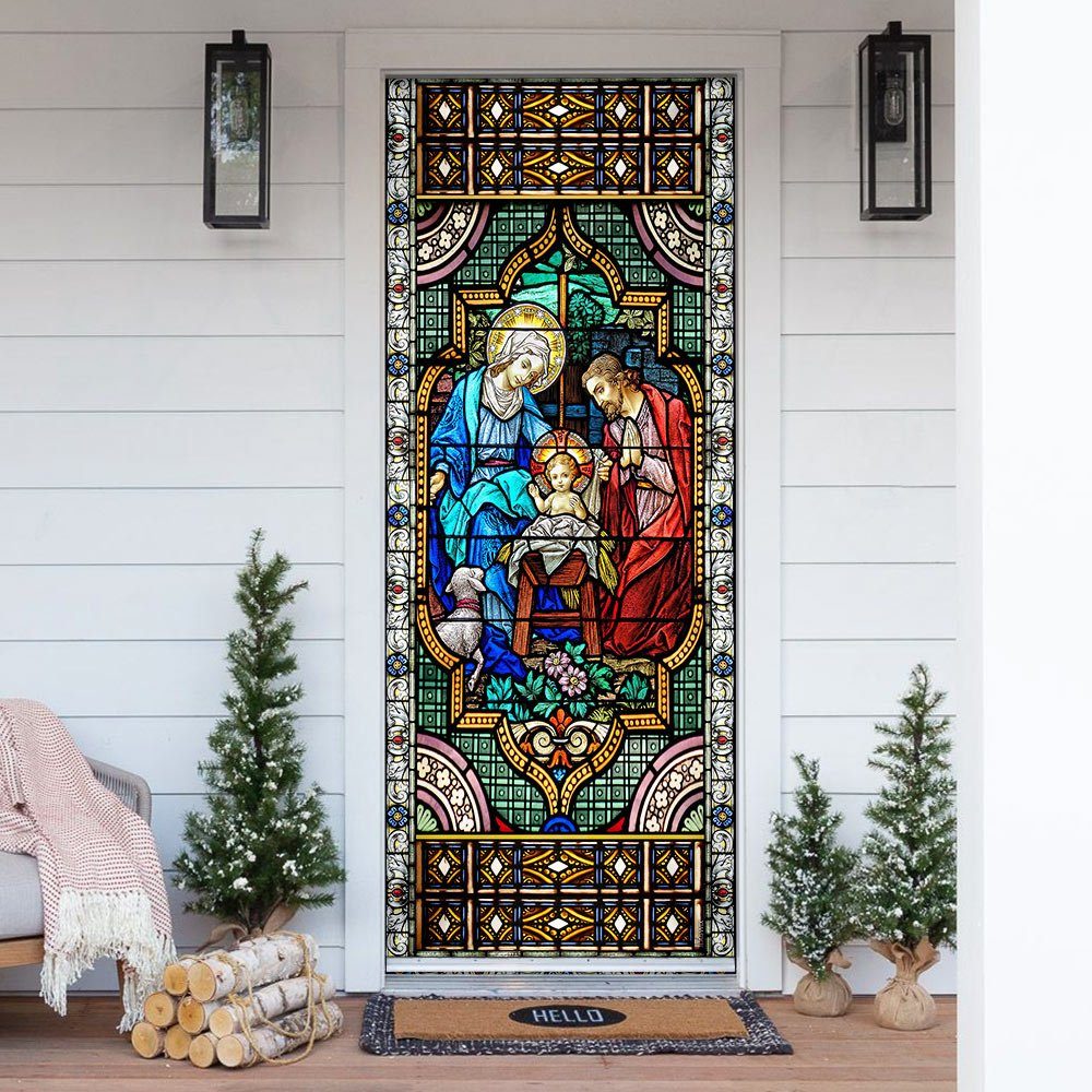 The Holy Family Door Cover