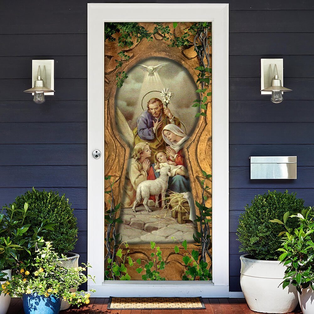 The Key To Happiness Jesus Door Cover