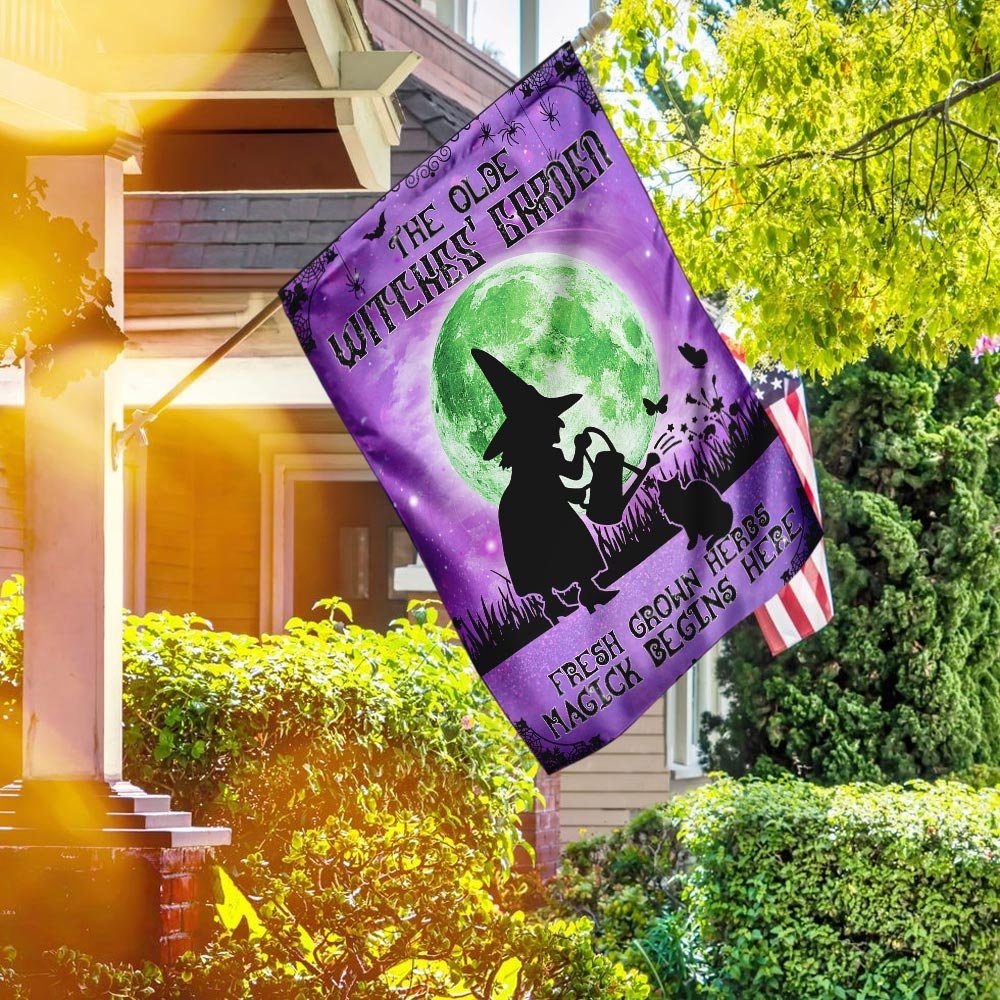 The Olde Witches’ Garden Flag