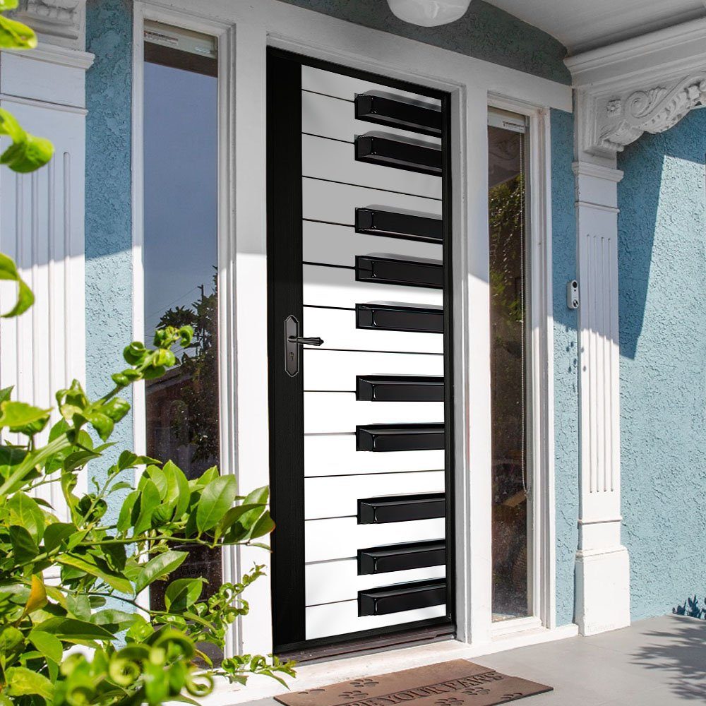 The Piano Keys Door Cover