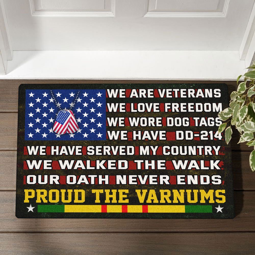 The Varnums Doormat We Walked The Walk QNN532DMpz