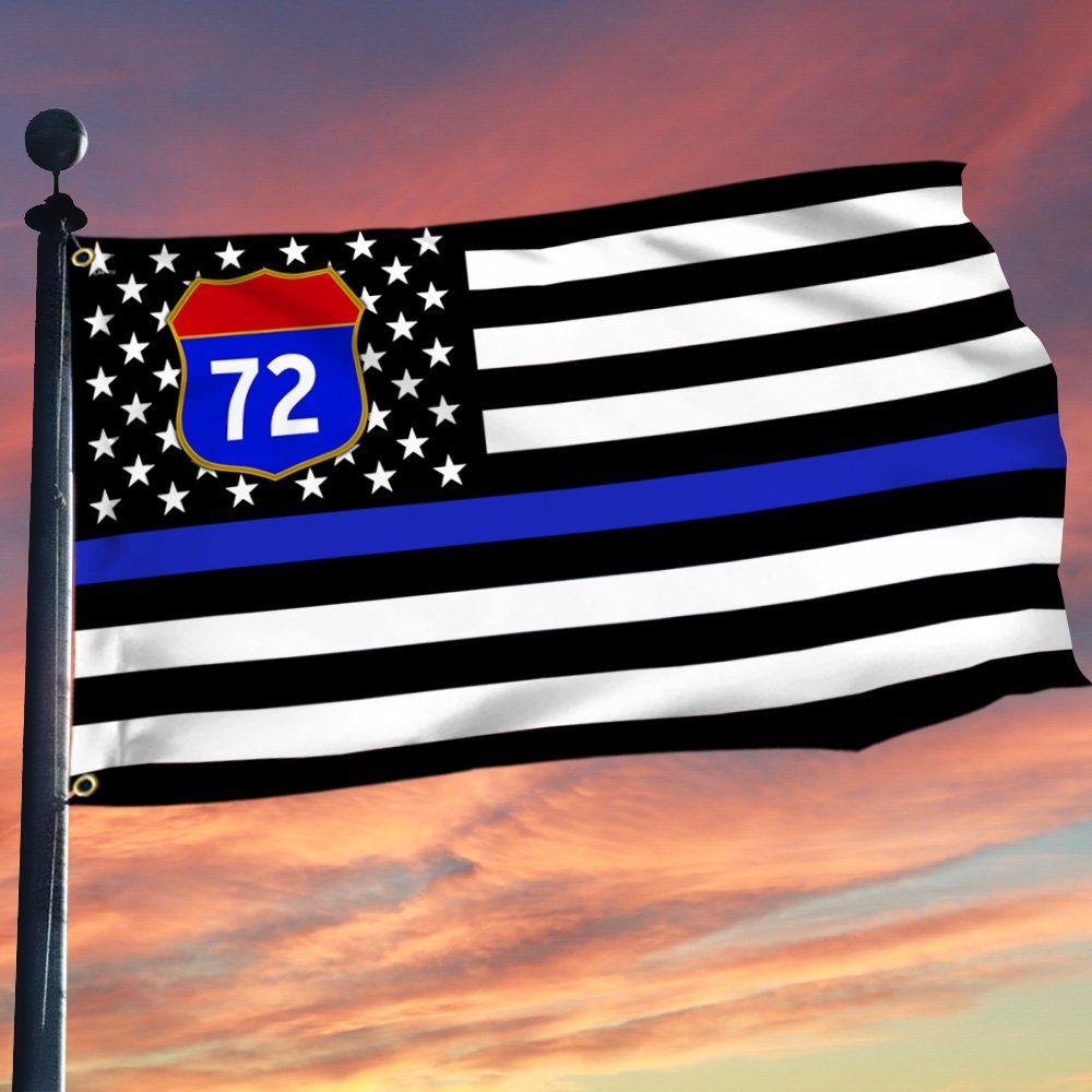 Thin Blue Line American Grommet Flag BNN231GF