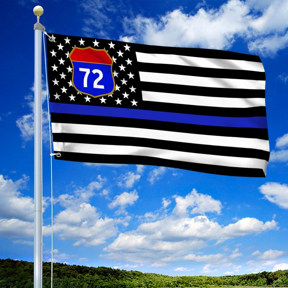 Thin Blue Line American Grommet Flag BNN231GF