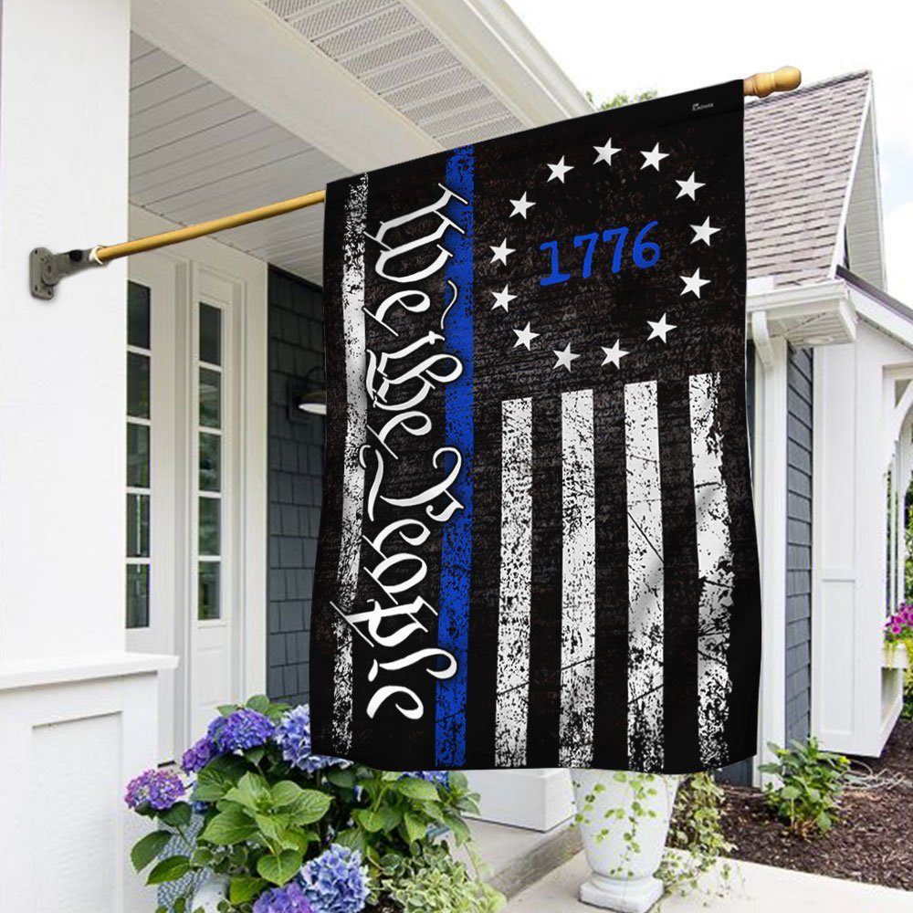 Thin Blue Line Betsy Ross Flag QNK852Fv1