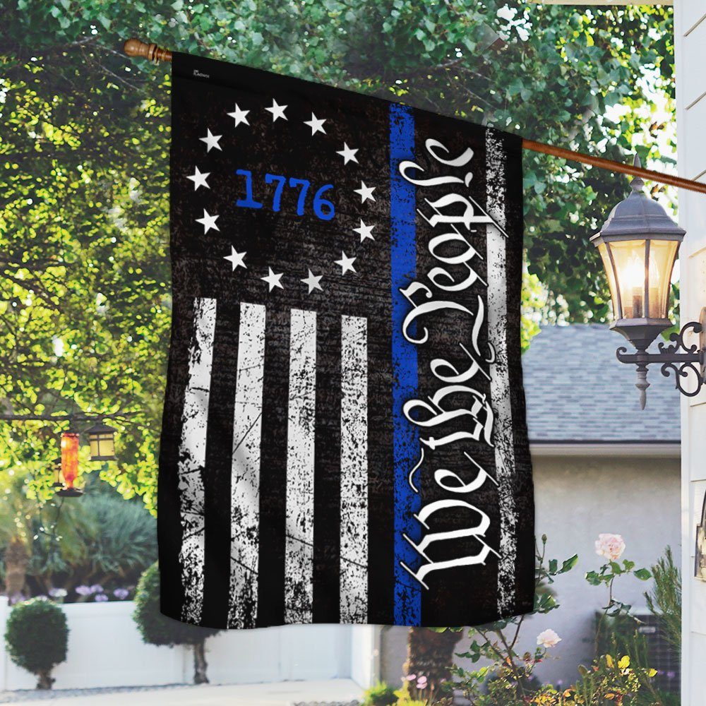 Thin Blue Line Betsy Ross Flag QNK852Fv1