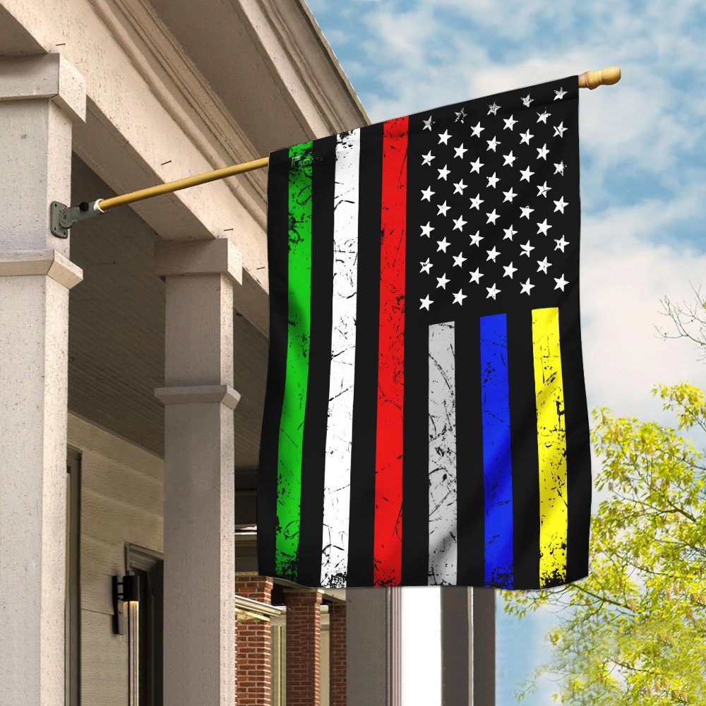 Thin Line First Responder Flag Flagwix™ American First Responder Flag