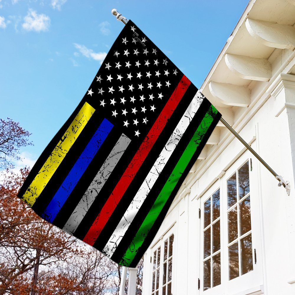 Thin Line First Responder Flag Flagwix™ American First Responder Flag