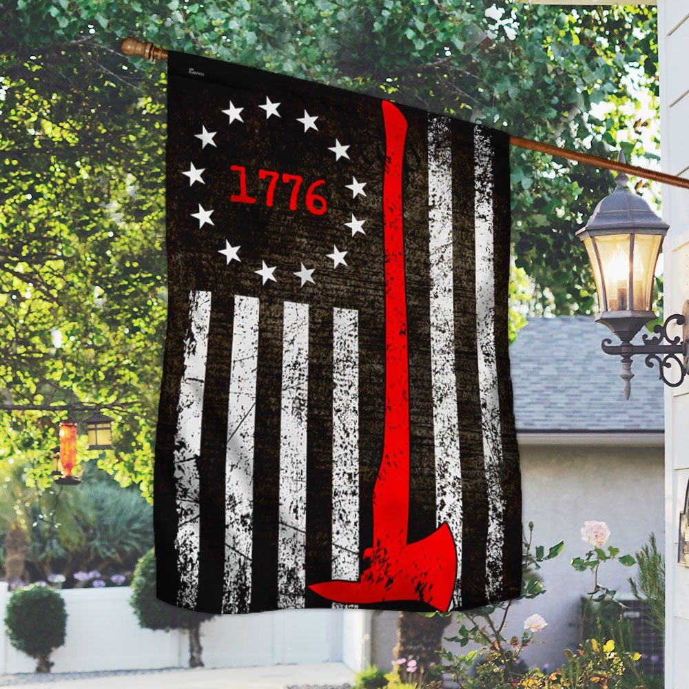 Thin Red Line Firefighter Betsy Ross Flag QNK852Fv2