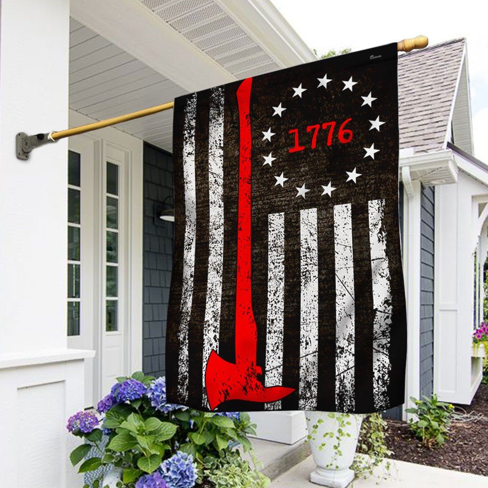 Thin Red Line Firefighter Betsy Ross Flag QNK852Fv2