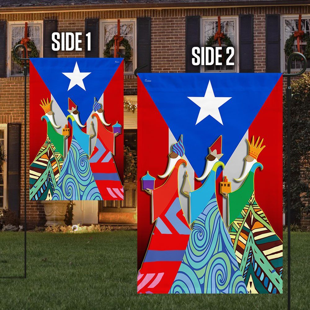 Three Kings Day Puerto Rico Flag We Three Kings Three Wise Men TQN732F Three Kings Day Puerto Rico Flag We Three Kings Three Wise Men TQN732F