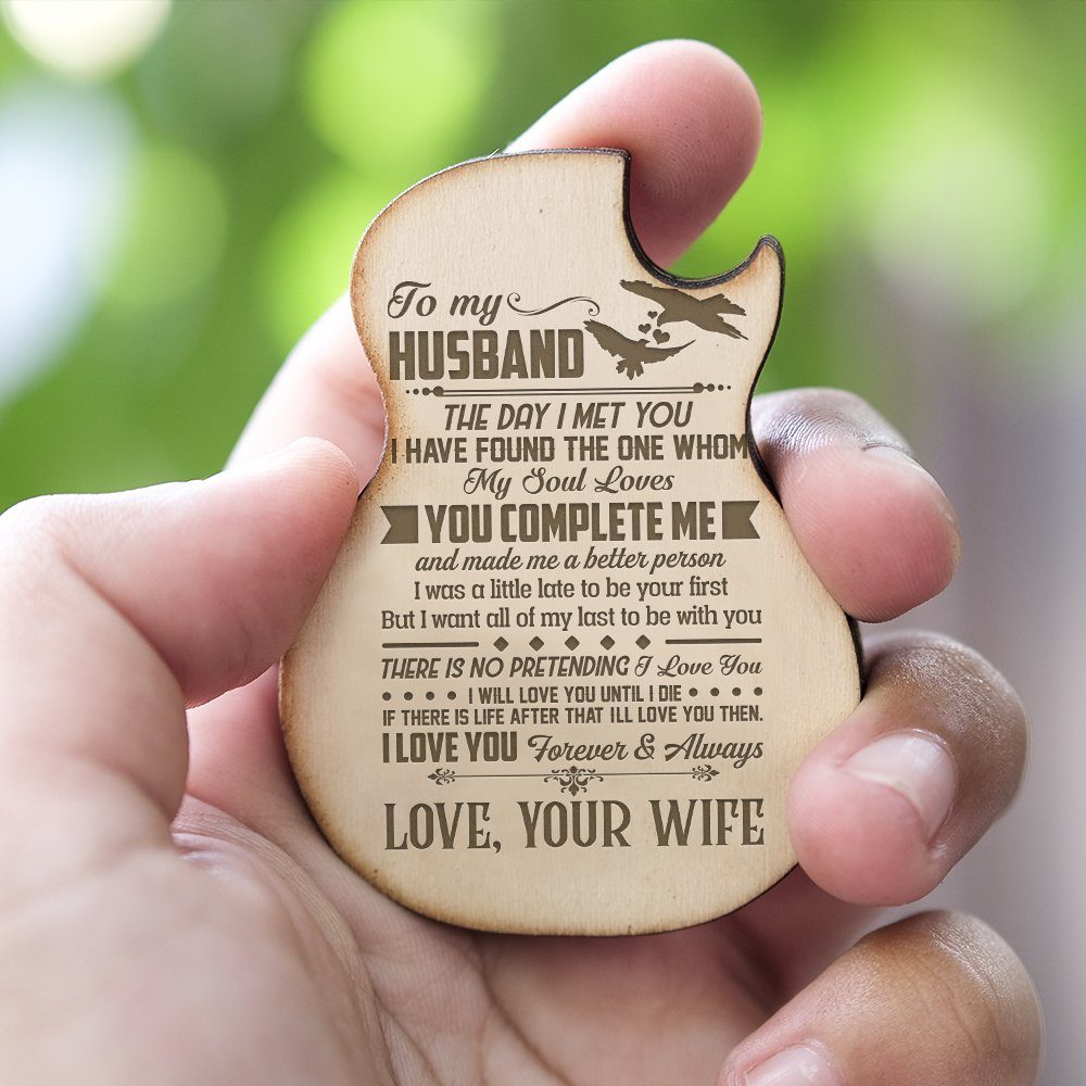 To My Husband, Wife To Husband Pick Box, The Day I Met You, Husband Gift From Wife, Christmas Gift for Husband LNT726PB