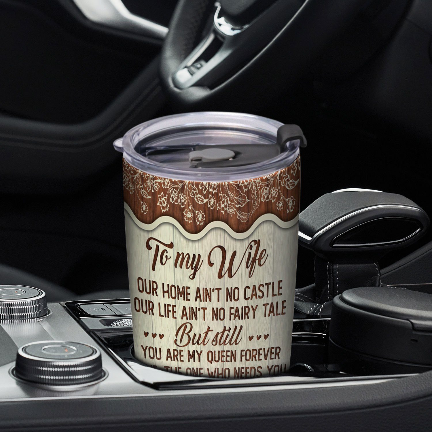 To My Wife, You Are My Queen Forever You Got Me I Got Us Tumbler 20oz MLN374TU