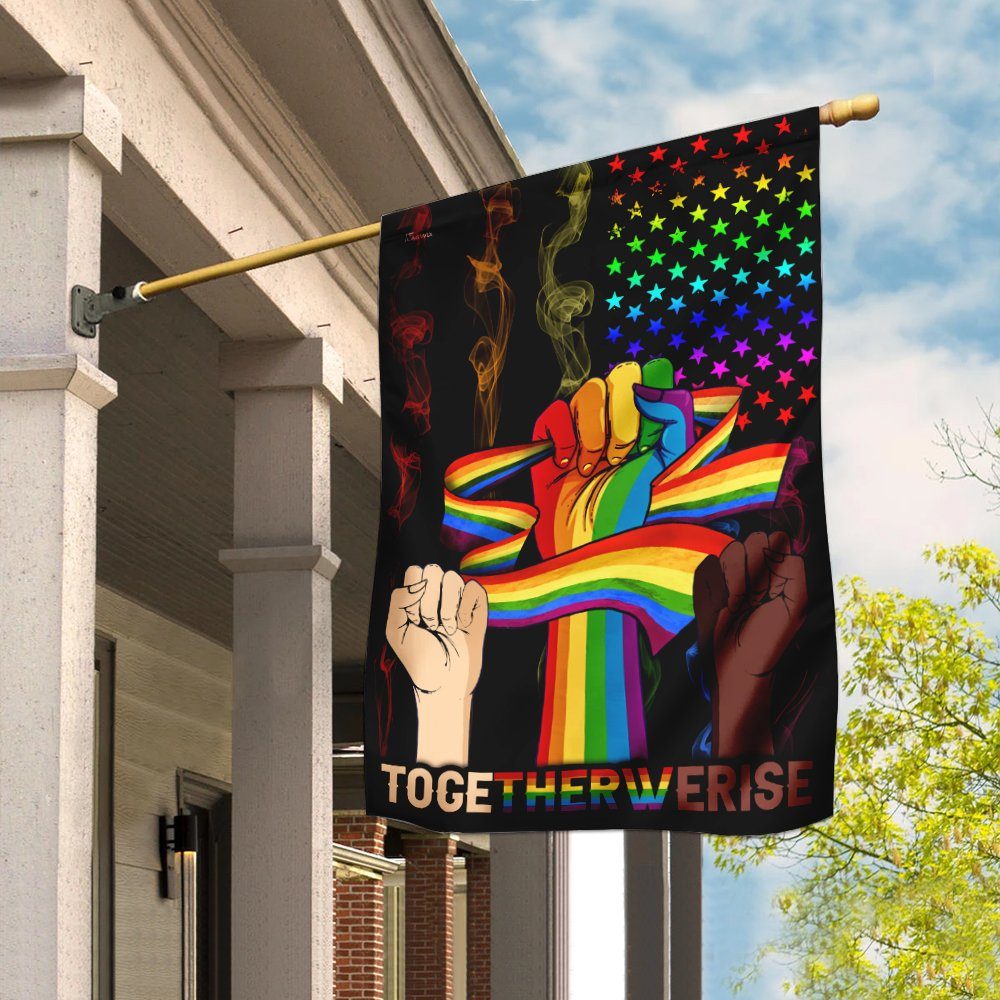 Together We Rise LGBT Flag