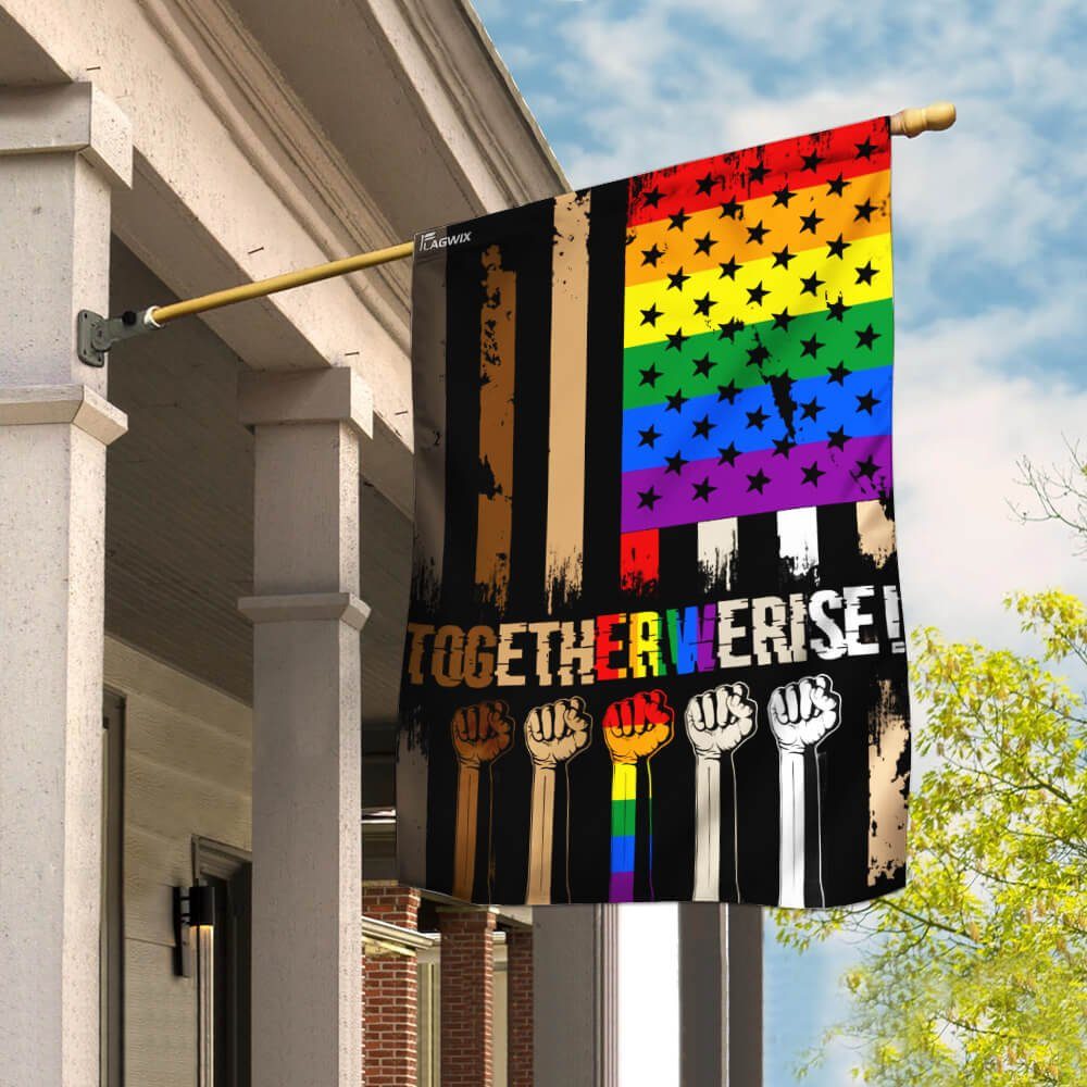 Together We Rise LGBT Flag