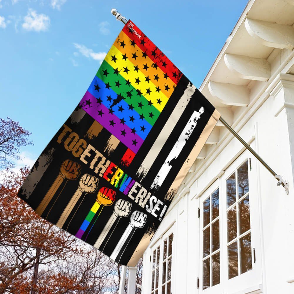 Together We Rise LGBT Flag