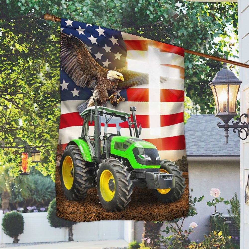 Tractor American Flag MLN377F