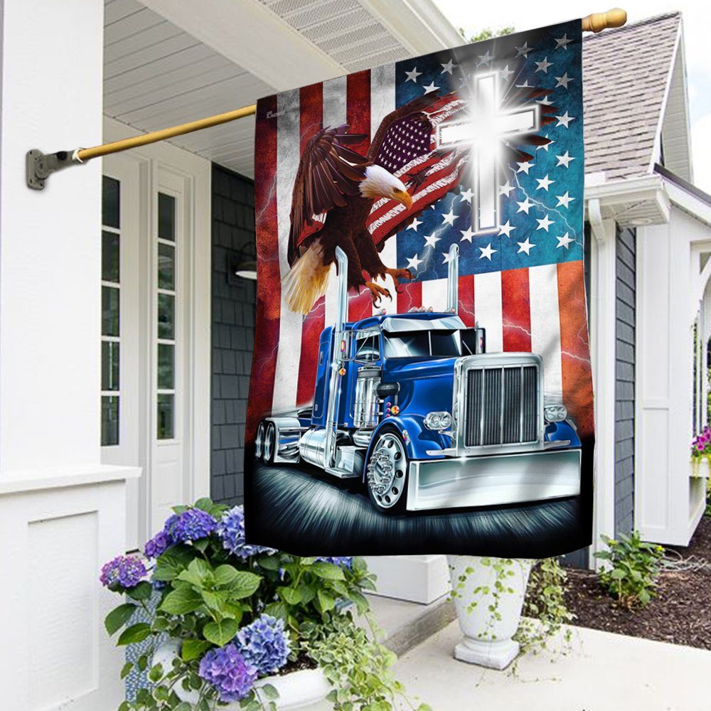 Truck American Patriot Eagle Flag THN3711F