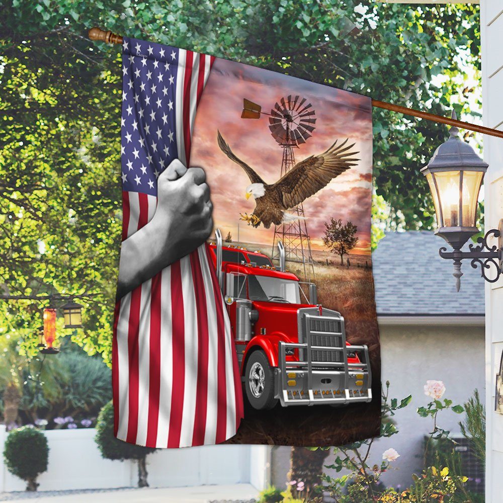 Truck Eagle America Flag MBH168F