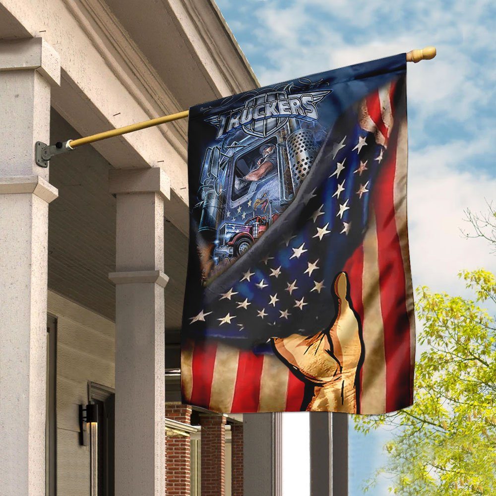 Trucker American Flag