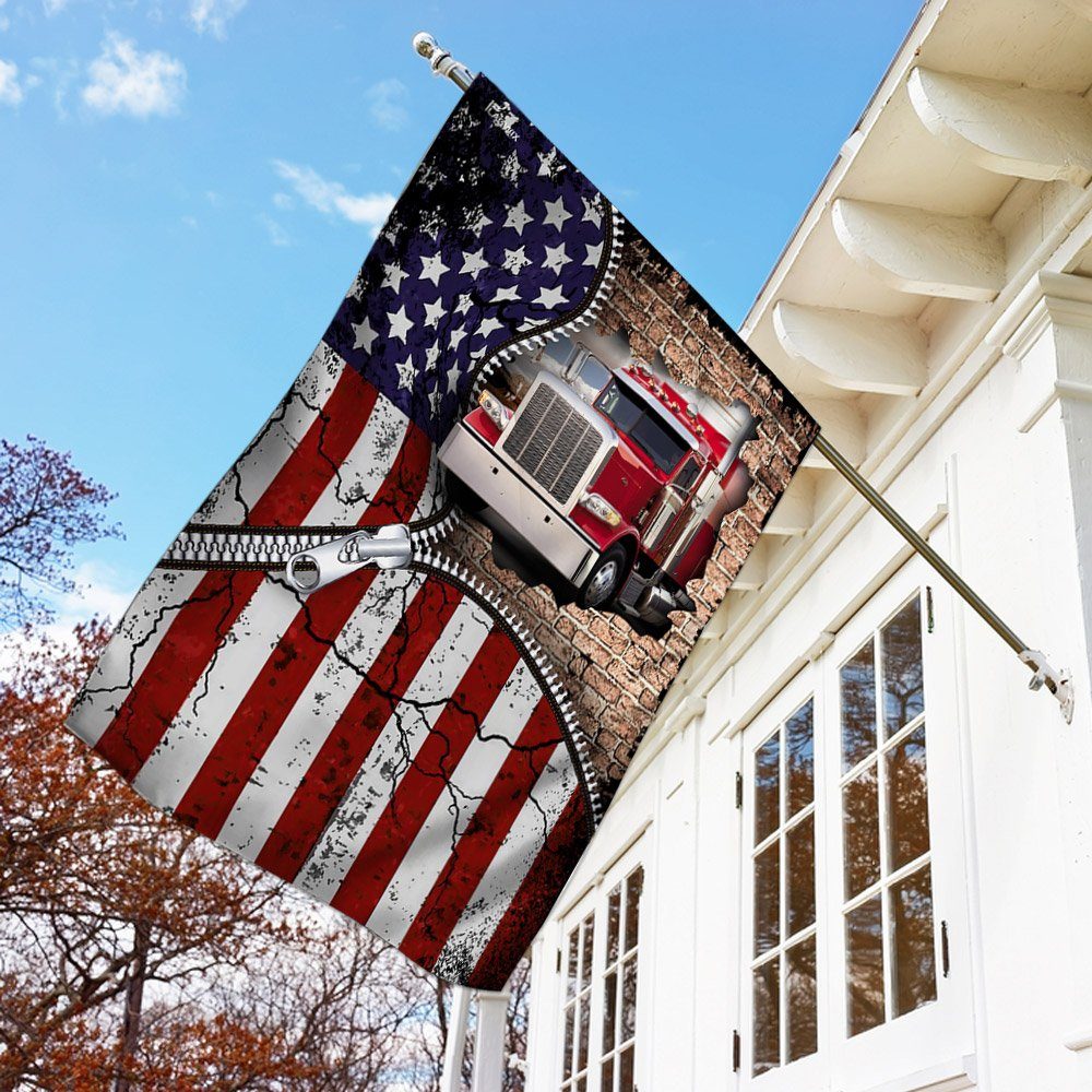 Trucker American US Flag