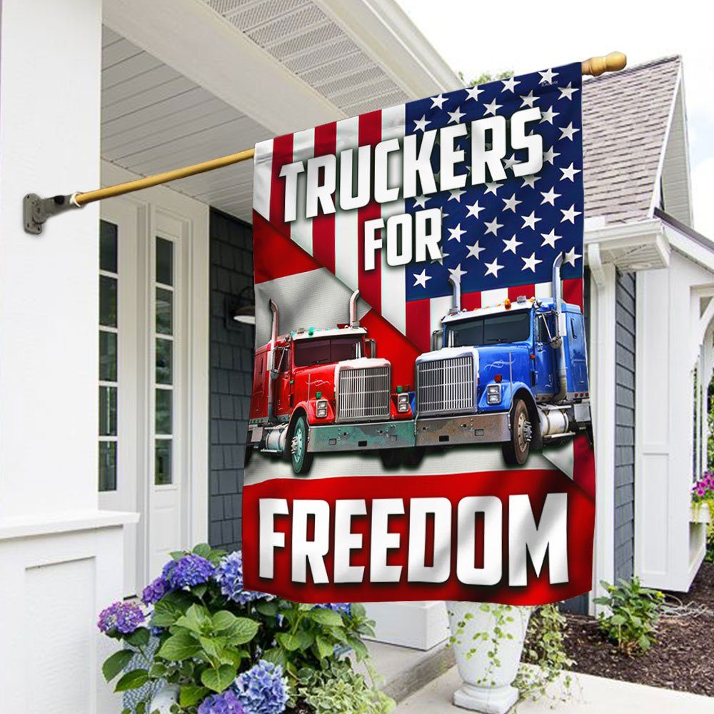 Trucker Convoy 2022 Freedom Flag DBD3280F