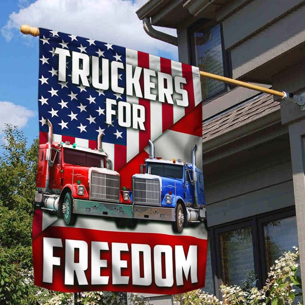 Trucker Convoy 2022 Freedom Flag DBD3280F