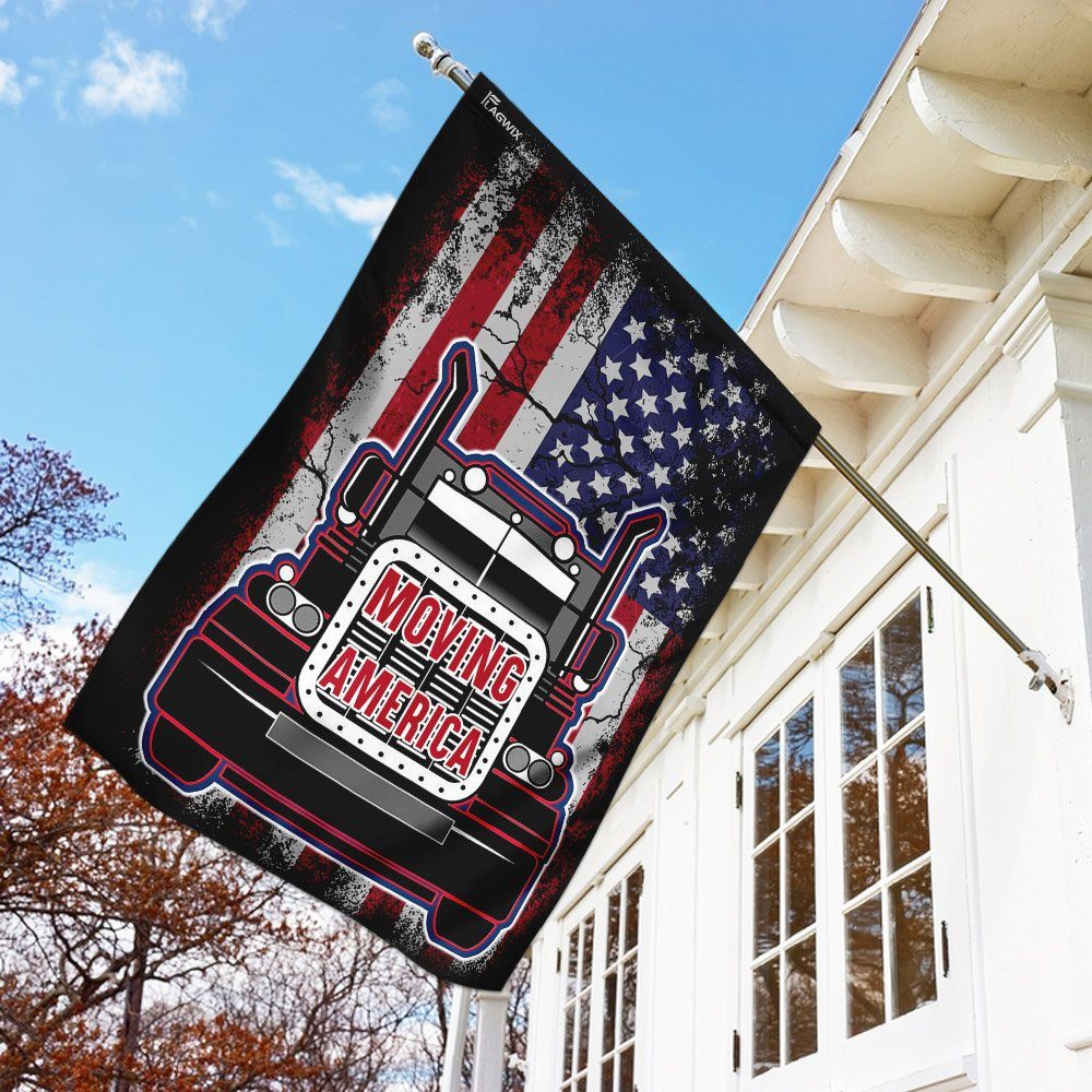 Truckers Move America Flag