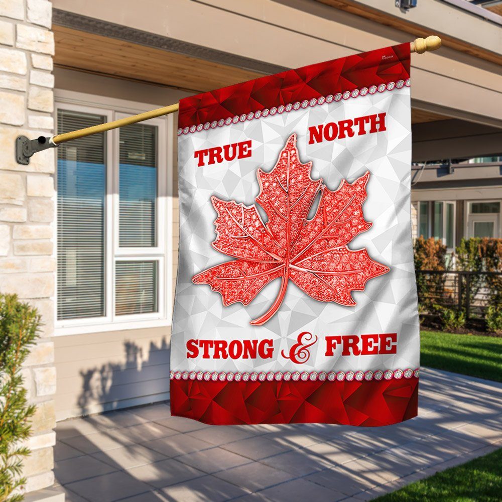 True North Strong and Free Canada Flag MLH2233F