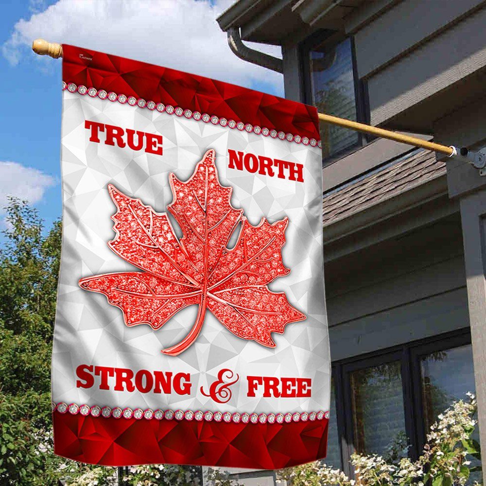 True North Strong and Free Canada Flag MLH2233F