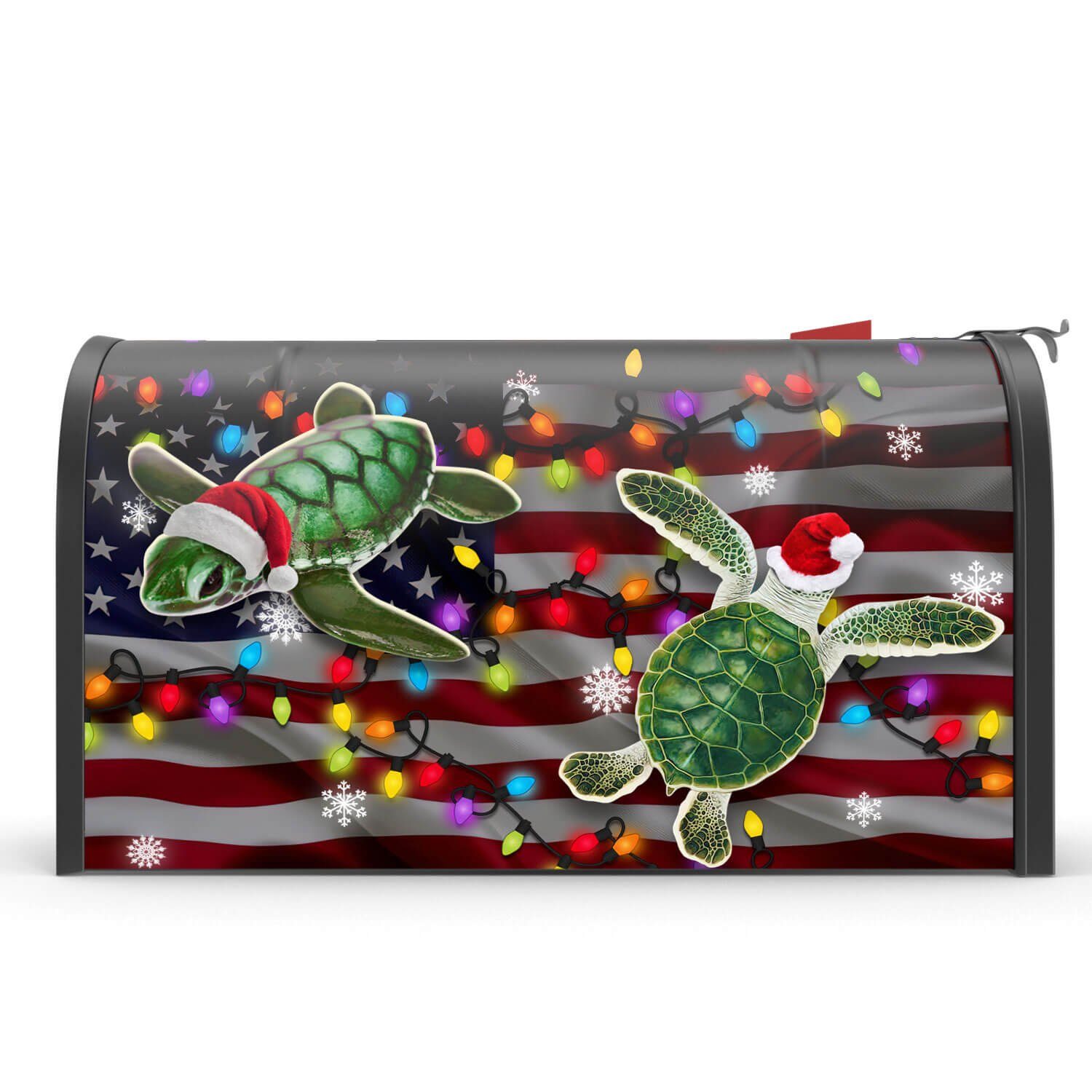 Turtle Christmas Garden Flag & Mailbox Cover Merry Christmas  LNT672MF