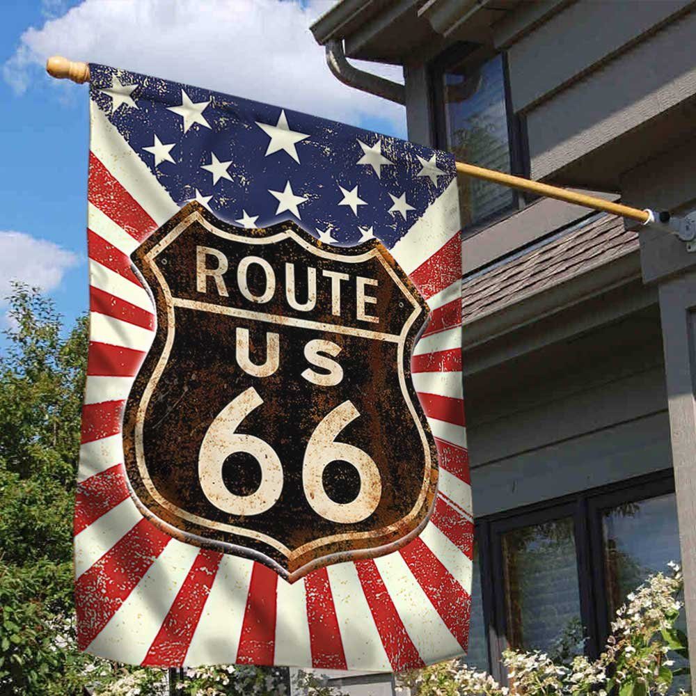 U.S. Route 66 Flag Mother Road Of America DBD3434F